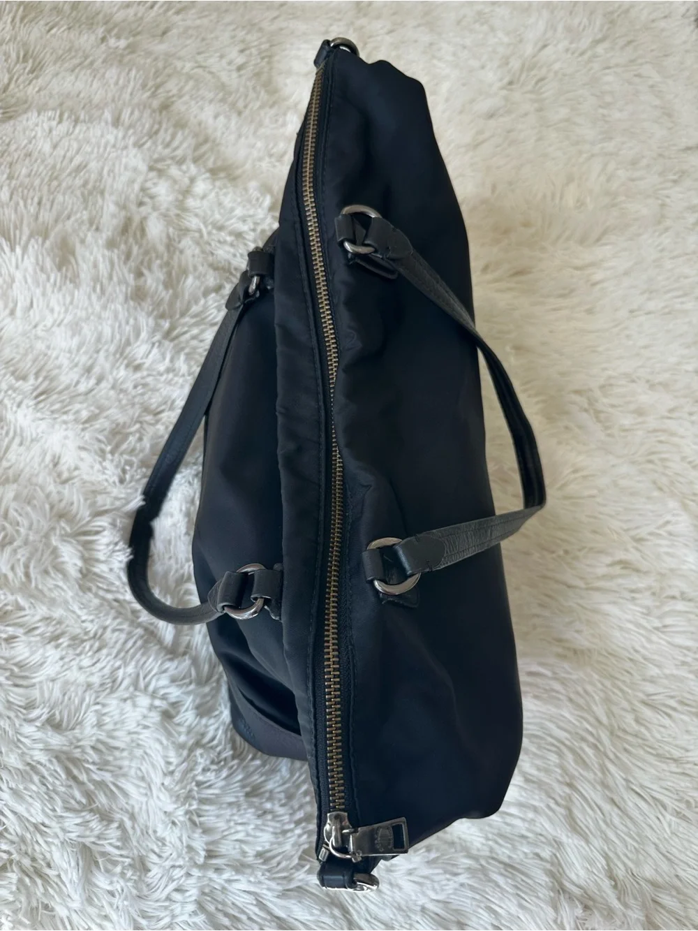Coach black nylon
